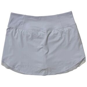 {Calia} "Journey Collection Mid Rise Skort" Halogen Blue Mesh Tulip Hem Shorts